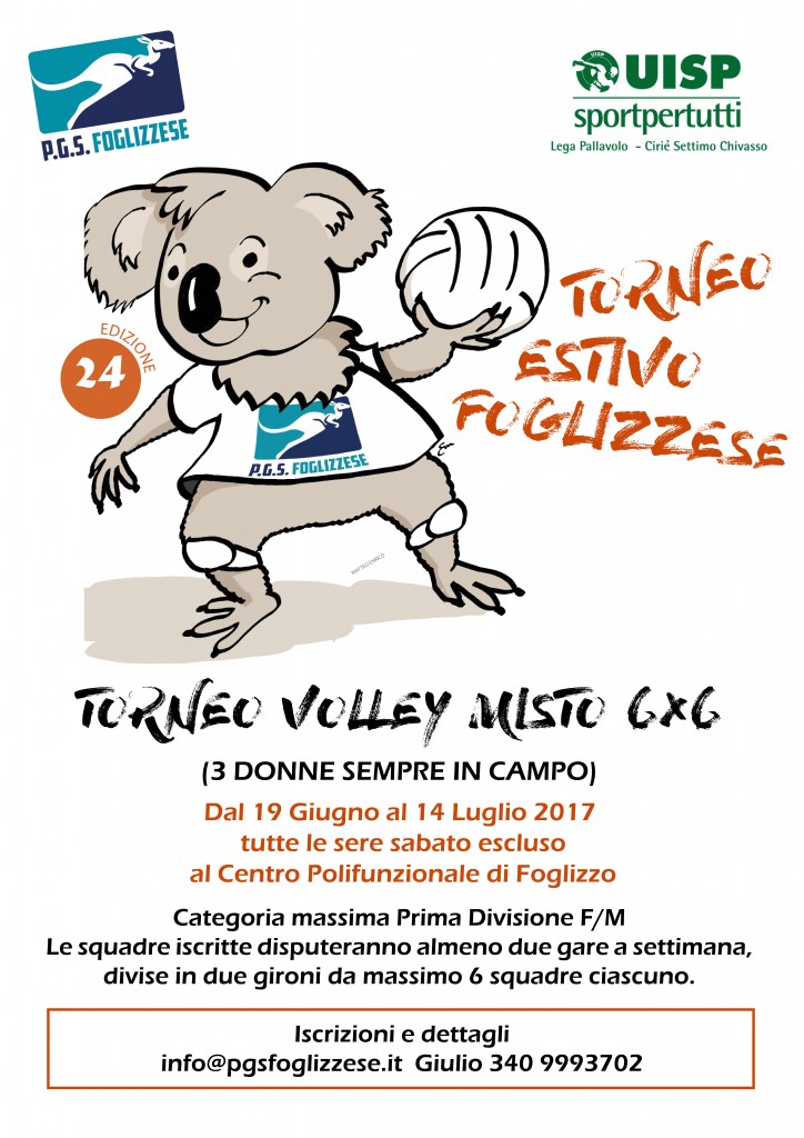 locandina 23 torneo estivo foglizzese