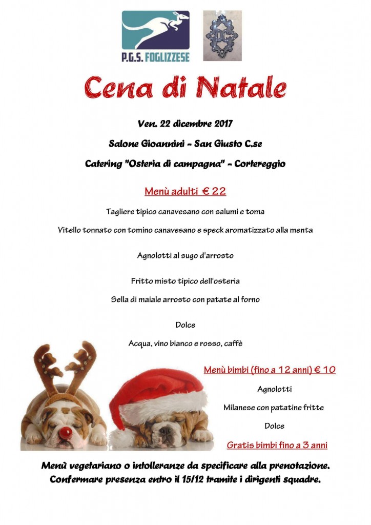 Cena di natale pgs 2017