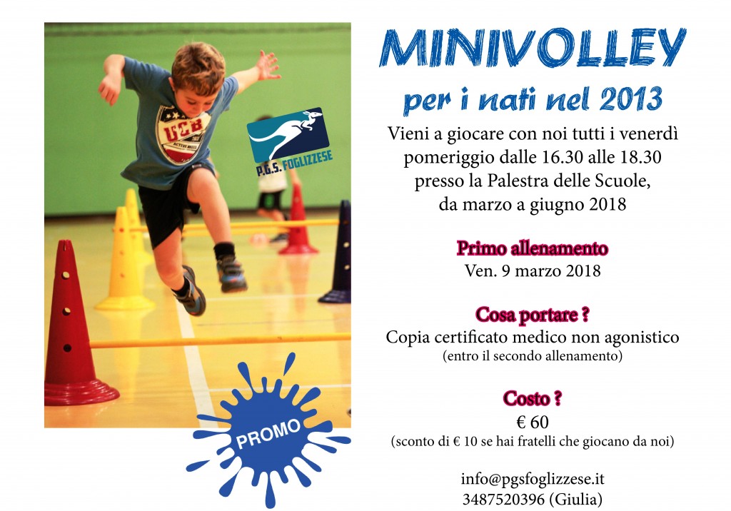 Minivolley Promo marzo 2018